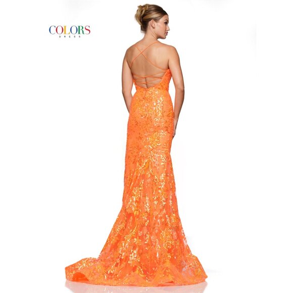 NEW Pink Fitted Sequin Prom Dress Size 0 - Picture 3 of 3